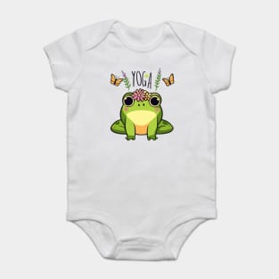 Yoga Kawaii Frog Baby Bodysuit